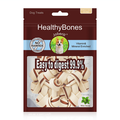 HealthyBones Peanut Butter Rawhide Free Healthy Mini Chews for Barbet and Other Large Sporting Dogs Great foods for Training Rewards 7 Count