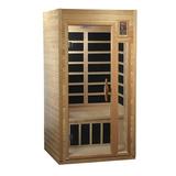 Golden Designs Barcelona Select Elite 1-2-person PureTech? Near Zero Far Infrared Sauna Canadian Hemlock