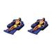 Swimline 2) New Swimline 9047 Swimming Pool Fabric Inflatable Ultimate Floating Loungers Water_Flotation_Device