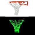 EFINNY Glow in The Dark Basketball Net Outdoor Net and Basketball Hoop Accessories Standard 21*18CM for Outside Basketball Rims Kids Backboard and Rim