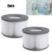 Fancy 2 Pack for MSPA B0303499 Hot Tub Spa Filter Cartridges 10.8cm x 6.7cm As Show