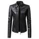 twifer womens leather jackets womens long sleeve leather jacket motorcycle leather jacket pu leather jacket fashion womens jacket coat