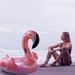 Dimple Giant Inflatable Luxurious Flamingo Pool Float Toy Large Summer Swimming Pool Raft Lounge for Adults and Kids