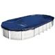 Harris Commercial-Grade Winter Pool Covers for Above Ground Pools - 12 x 24 Oval Solid - 16 Yr.