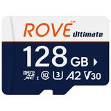 ROVE Ultimate Micro SD Card microSDXC 128GB Memory Card with USB 3.2 Type C Card Reader 170MB/s C10 U3 V30 4K A2 for Dash Cam Android Smart Phones Tablets Games