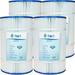 Tier1 Pool & Spa Filter Cartridge 4-pk | Replacement for Pentair R173214 Clean & Clear 75 Pleatco PAP75-4 Filbur FC-0685 Unicel C-9407 and More | 75 sq ft Pleated Fabric Filter Media