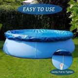 Novobey Solar Pool Covers for Above Ground Pools Pool Cover for 10ft Diameter Easy Set and Frame Pools