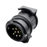 12V Trailer Plug Adapter | 13 to 7 Pin Trailer RV Connector Plug | Weatherproof Waterproof Mini Plugs Socket Light Adapter Accessories