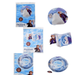 Frozen II Pool Set 3 Pc Frozen II Arm Floaties Ball & Swim Ring Best Unisex Gift for Kids Age 3 and Up