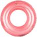 Blossom Rose Gold Glitter Swim Ring for Pool Beach Lake Glitter Pool Inflatable Swim Tube Glitter Ring Glitter Pool Floating Tube Inflatable Pool Float Glitter Pool Ring for Kids Adults | 36 Inch