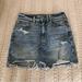 American Eagle Outfitters Skirts | Hollister Ripped Jean Skirt | Color: Blue | Size: 2