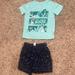 Disney Matching Sets | Barely Worn Disney Jungle Book Matching Shirt/Shorts Bundle In Boy’s Size 2t!!! | Color: Blue/Green | Size: 2tb