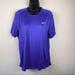 Nike Tops | Nike Drifit Short Sleeve Blue Tshirt | Color: Blue/Purple | Size: M