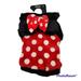 Disney Dog | Disney Minnie Mouse Fleece Doggie Hoodie | Color: Black/Red | Size: Small