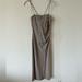 Zara Dresses | Brown Gingham Zara Midi Sundress. | Color: Brown | Size: M
