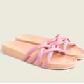 J. Crew Shoes | Bnib J Crew Pacific Cushy Leather Padded Strap Sandal Bohemian Rose Size 12. New | Color: Pink | Size: 12