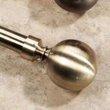 Lexington Ball Rod and Finial Set, 48" to 86", Antique Brass