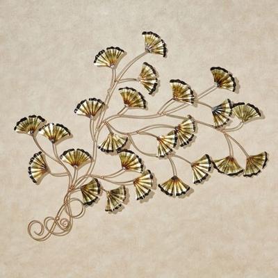 Natures Bliss Wall Sculpture Antique Brass , Antiq...