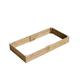 Gro Garden Products Wooden Raised Garden Bed - 120cm L x 240cm W x 30cm H Large Wooden Planters for Vegetables, Herbs, or Flowers - Garden Trough Planter - Planter Box with FSC Tanalised Timber