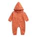 LBECLEY 18 Month Boy Clothes Summer Toddler Kids Baby Boys Girls Cute Cartoon Print Long Sleeve Hooded Romper Jumpsuit Outfits Clothes Boy Dog Jumpsuit Orange 6M