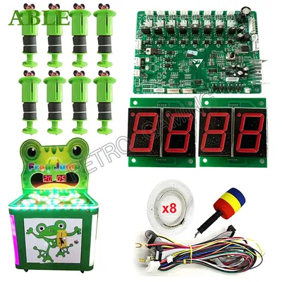 Kit complet d'arcade avec grenouille et souris pour enfants machine de jeu carte PCB billet à