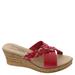 Tuscany by Easy Street Gessica - Womens 8.5 Red Sandal W