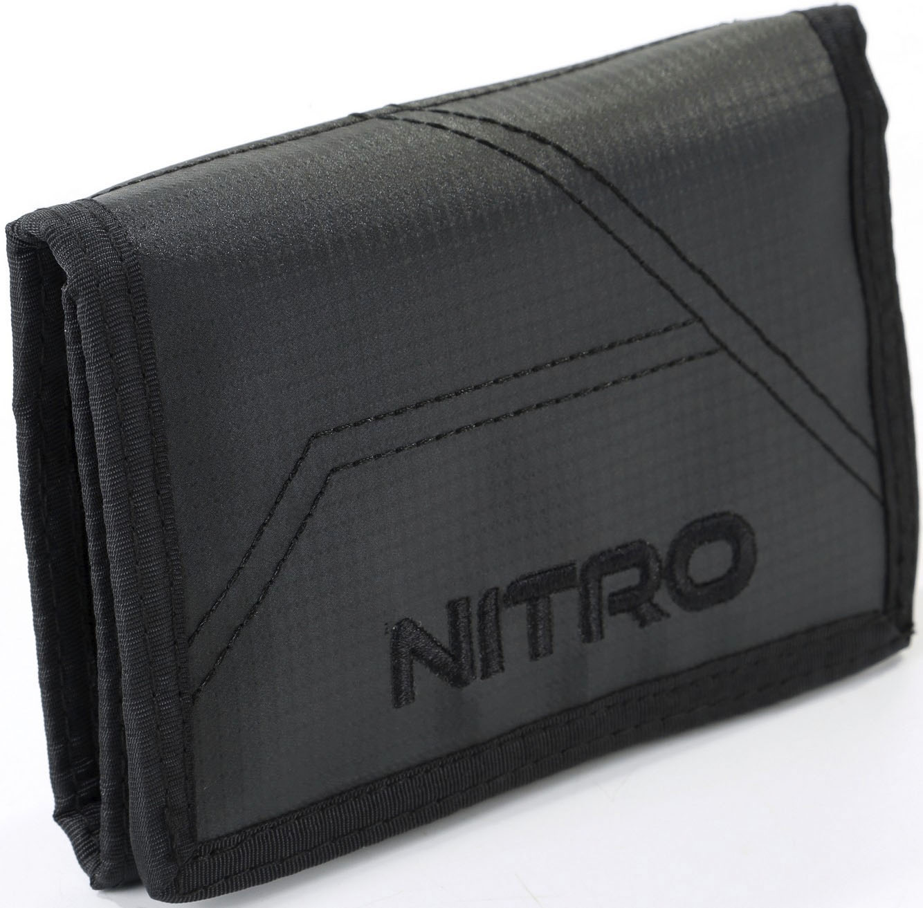 Geldbörse NITRO "Wallet", schwarz (tough schwarz), Kunstfaser, Kleinlederwaren, Geldbeutel, Wallet, Portmonaie, Etui für Scheine und Münzen Image