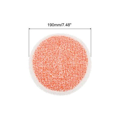 Steam Mop Pads for S7000AMZ S7001 Steam Mop (Orange, Pack of 2)