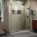 Dreamline Unidoor-X 47-1/2 Inch W x 34-3/8 Inch D x 72 Inch H Frameless Hinged Shower Enclosure E12714534-09