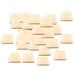 Pack of 50 Square Log Wooden Pieces Wood Board Log Slices Crafting 1.6inch