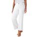 Plus Size Women's Straight-Leg Jeans by Soft Focus in White (Size 22 W)