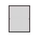 APANA Fliegengitter Insektenschutz Fenster Alu Rahmen nach auf Maß ohne Bohren Bausatz,Farbe:braun (RAL8017),Größe (Breite x Höhe):130 x 150 cm