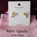 Kate Spade Jewelry | Kate Spade "All Tied Up" Pave Bow Studs | Color: Gold | Size: Os
