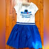 Disney Dresses | Disney Star Wars Dress Size L | Color: Blue/White | Size: Lg