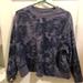 Athleta Tops | Athleta Tie Dye Purple Sweatshirt! Super Cute. Cropped | Color: Black/Purple | Size: 1x