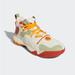 Adidas Shoes | Adidas Harden Volume 6 Men Sz 10.5 Basketball Shoe Wonder White Sneaker Trainer | Color: Orange/White | Size: 10.5