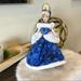 Disney Toys | Disney Cinderella Porcelain Keepsake 16" Doll Royal Holiday Edition Brass Key | Color: Red | Size: Osg