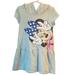 Disney Dresses | Euc | Disney | Lovely 3d Hood With Bow | Minnie Mouse Dress | Size: 4-6 Yrs | Color: Gray/Pink | Size: 6-7 Yrs (Girls)