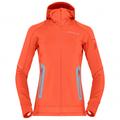 Norrøna - Women's Falketind Power Grid Hood - Fleecejacke Gr S rot