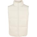 Jerseyweste URBAN CLASSICS "Urban Classics Herren Cord Vest", Herren, Gr. XL, beige (sandweiß), 100% Polyester, Rundhals, Westen