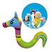 Portable Cartoon Inflatable Floating Noodle Float Swimming Pool Rest Noodle for Summer Party for Hippocampus 131x19cm