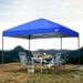 ABCCANOPY 8 ft x 8 ft Easy Pop up Outdoor Canopy Tent Blue