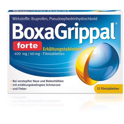 BoxaGrippal - forte Erkältungstabletten 400 mg/60 mg FTA Zusätzliches Sortiment