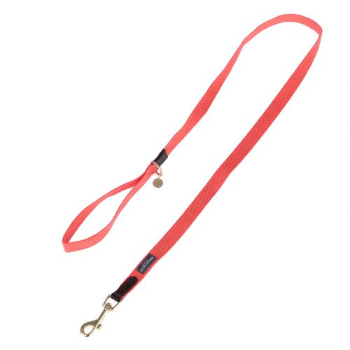 Nomad Tales Bloom Leine, coral 120 cm lang, 20 mm breit Hund