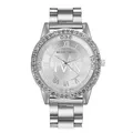 TVK-Montres à quartz de marque de luxe pour femmes diamant romain numérique argent dames