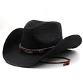 Casquette Cirboy pour hommes et femmes accessoires western luxe gentleman plage chapeau de