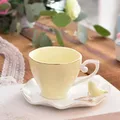 Tasse à café en porcelaine européenne tasse à thé en céramique cuillère gratuite dessus d'oiseau