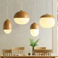 Lampe LED suspendue en forme de boule de verre design nordique luminaire décoratif d'intérieur