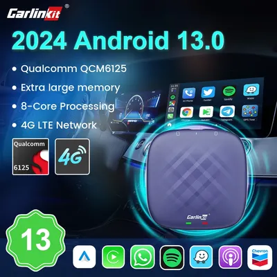 CarlinKit-Android 13 Ultra CarPlay Ai Box CarPlay sans fil automatique prise en charge de