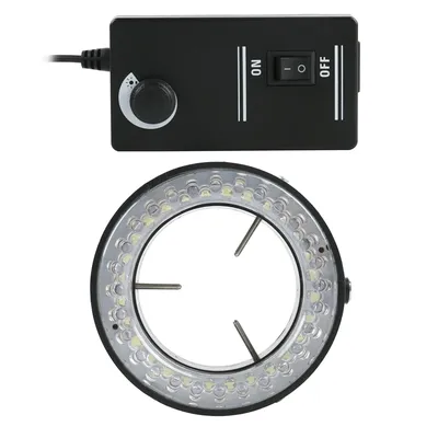 Lampe d'éclairage annulaire réglable pour microscope stéréo caméra numérique microscope